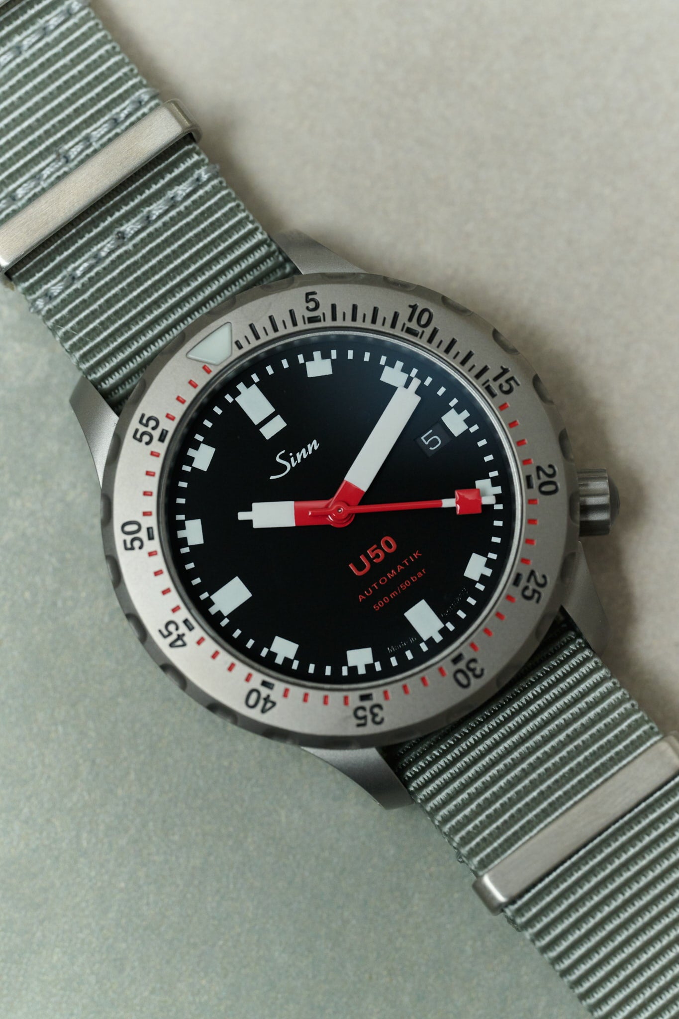 Premium Tubular Nylon Strap - Light Grey - The Strap Tailor