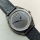 Vintage Style Pig Skin Watch Strap - Black Slimline - RTW - The Strap Tailor