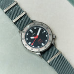 Premium Tubular Nylon Strap - Dark Grey - The Strap Tailor
