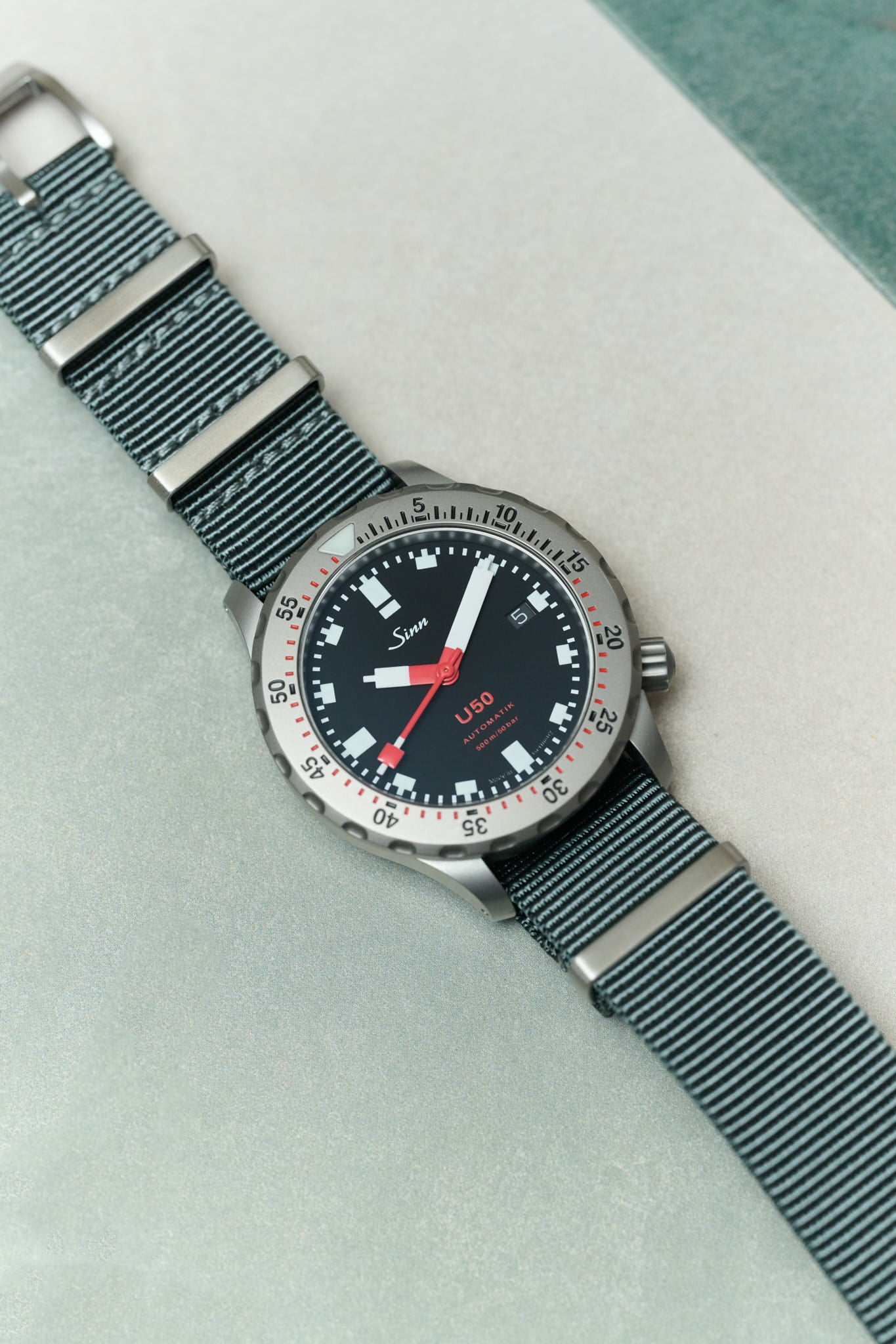 Premium Tubular Nylon Strap - Dark Grey - The Strap Tailor