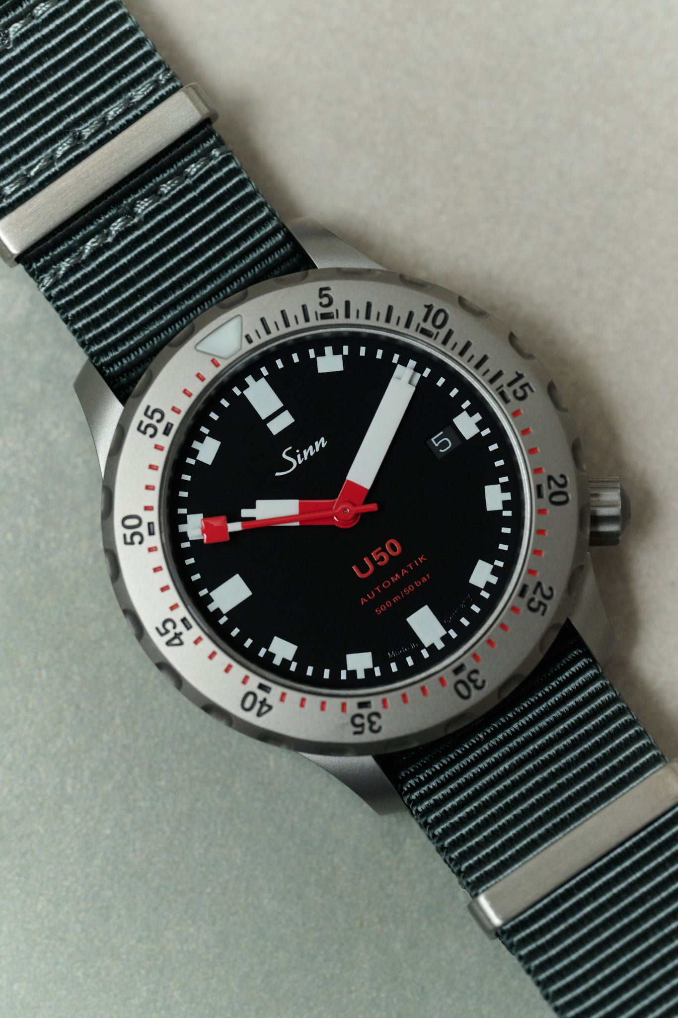 Premium Tubular Nylon Strap - Dark Grey - The Strap Tailor