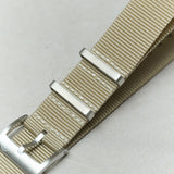 Premium Tubular Nylon Strap - Mocha - The Strap Tailor