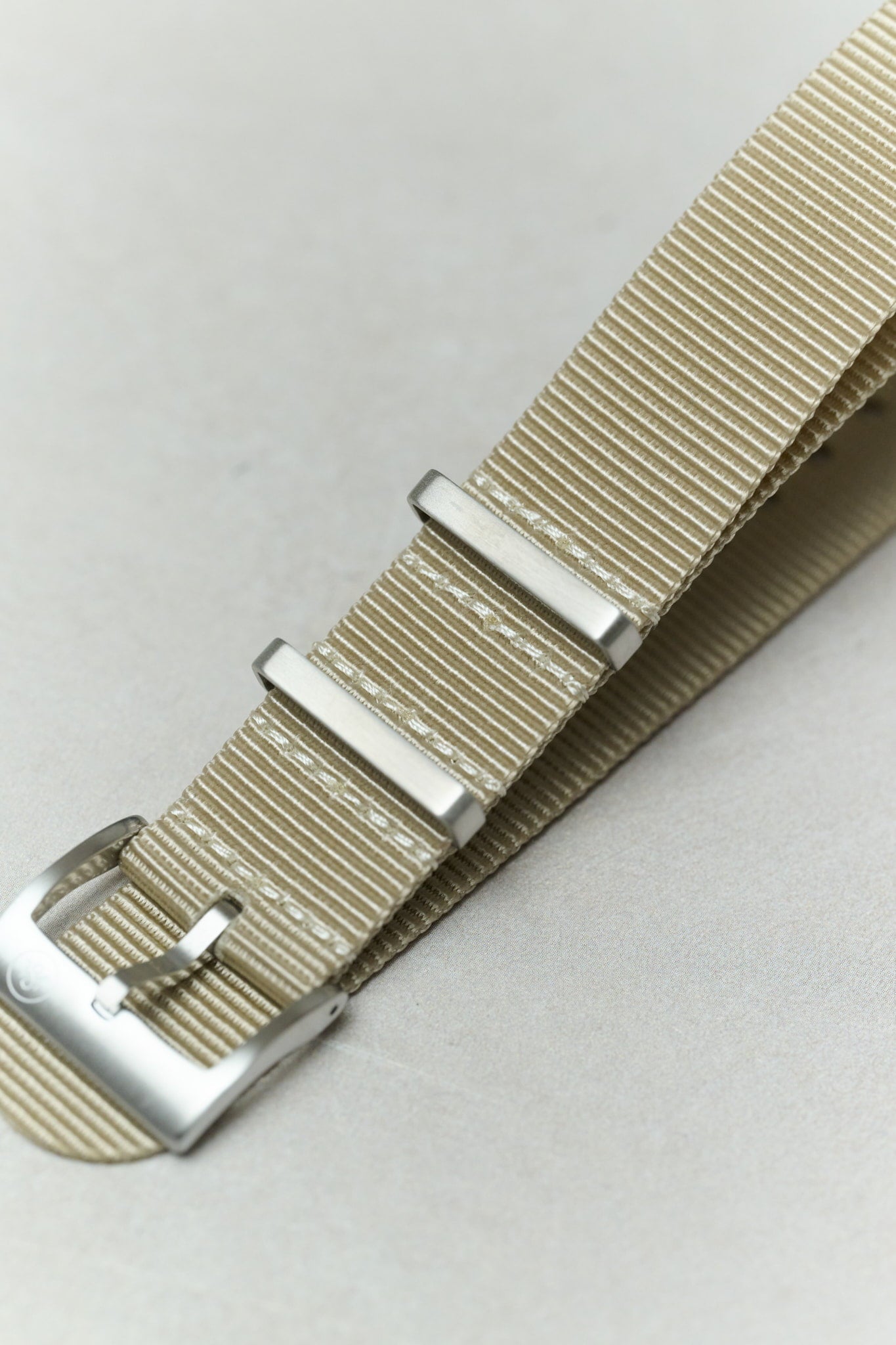 Premium Tubular Nylon Strap - Mocha - The Strap Tailor