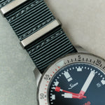 Premium Tubular Nylon Strap - Dark Grey - The Strap Tailor