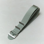 Premium Tubular Nylon Strap - Light Grey - The Strap Tailor