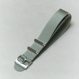 Premium Tubular Nylon Strap - Light Grey - The Strap Tailor