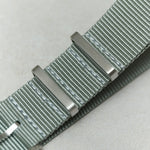 Premium Tubular Nylon Strap - Light Grey - The Strap Tailor