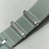 Premium Tubular Nylon Strap - Light Grey - The Strap Tailor