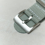 Premium Tubular Nylon Strap - Light Grey - The Strap Tailor
