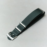 Premium Tubular Nylon Strap - Dark Grey - The Strap Tailor
