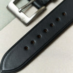 Horween Chromexcel Strap Minimal Stitch - Black - RTW - The Strap Tailor