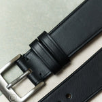 Horween Chromexcel Strap Minimal Stitch - Black - RTW - The Strap Tailor