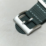 Premium Tubular Nylon Strap - Dark Grey - The Strap Tailor