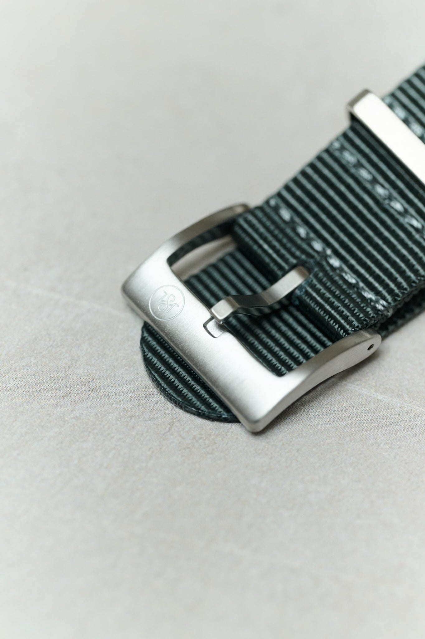Premium Tubular Nylon Strap - Dark Grey - The Strap Tailor