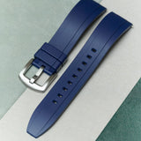 FKM Rubber Strap - Navy Blue - The Strap Tailor
