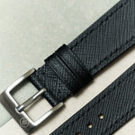 Saffiano Chevre Strap - Black - RTW - The Strap Tailor