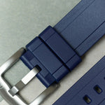 FKM Rubber Strap - Navy Blue - The Strap Tailor