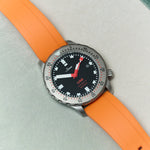 FKM Rubber Strap - Orange - The Strap Tailor