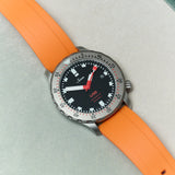 FKM Rubber Strap - Orange - The Strap Tailor