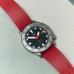 FKM Rubber Strap - Oxblood Red - The Strap Tailor