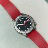 FKM Rubber Strap - Oxblood Red - The Strap Tailor
