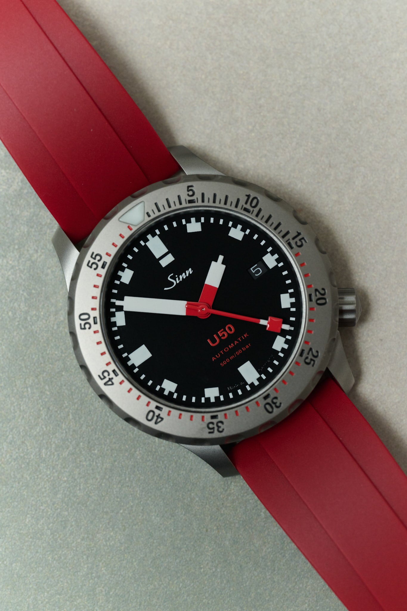 FKM Rubber Strap - Oxblood Red - The Strap Tailor