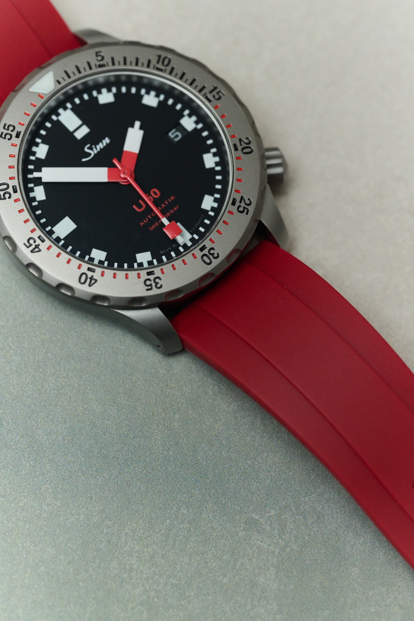 FKM Rubber Strap - Oxblood Red - The Strap Tailor