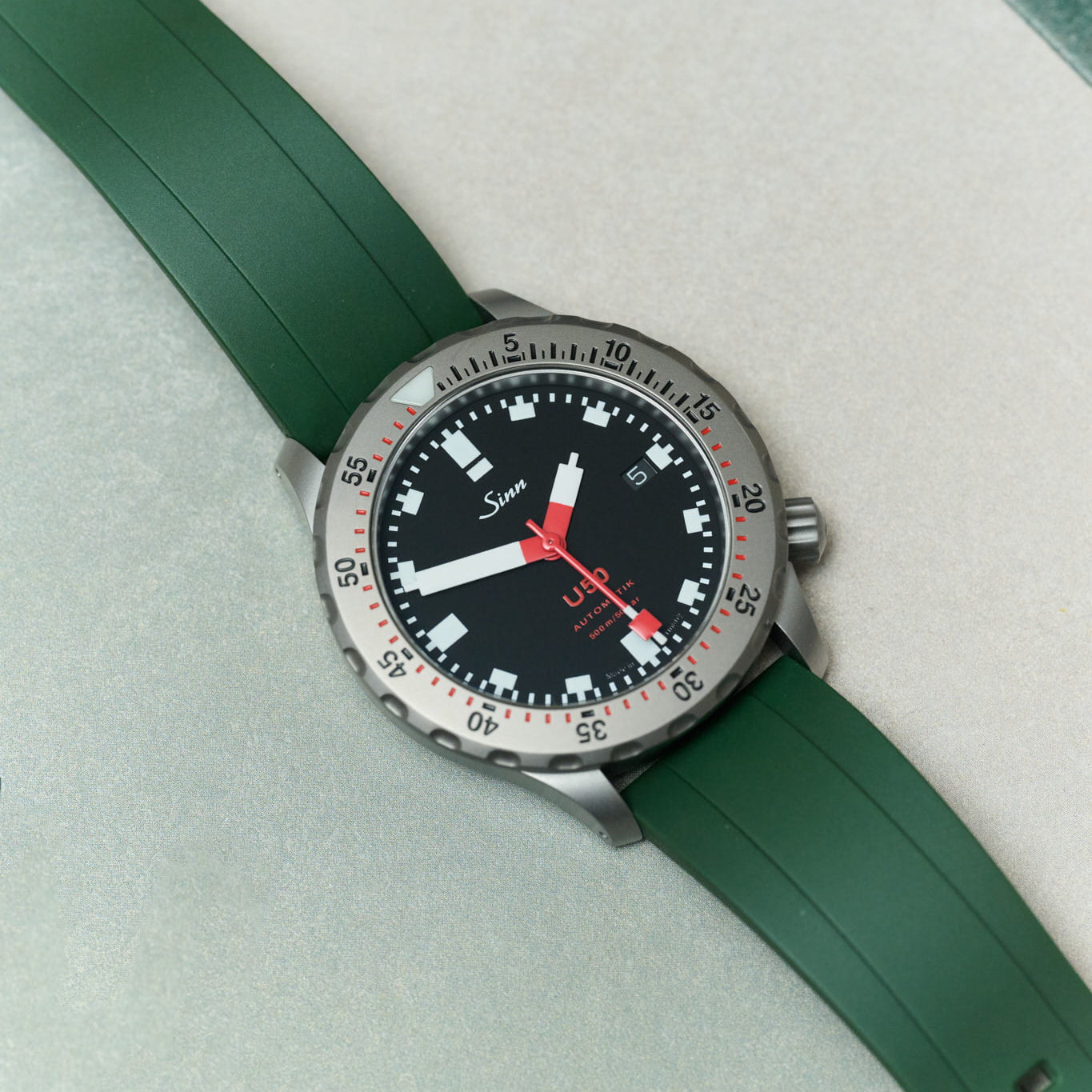 FKM Rubber Strap - Dark Green - The Strap Tailor