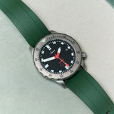 FKM Rubber Strap - Dark Green - The Strap Tailor