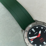 FKM Rubber Strap - Dark Green - The Strap Tailor