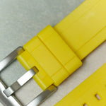FKM Rubber Strap - Yellow - The Strap Tailor
