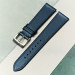Saffiano Chevre Strap - Navy Blue - RTW - The Strap Tailor