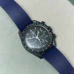 FKM Rubber Strap - Navy Blue - The Strap Tailor