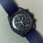 FKM Rubber Strap - Navy Blue - The Strap Tailor