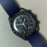 FKM Rubber Strap - Navy Blue - The Strap Tailor