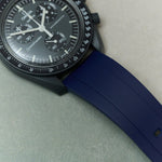 FKM Rubber Strap - Navy Blue - The Strap Tailor