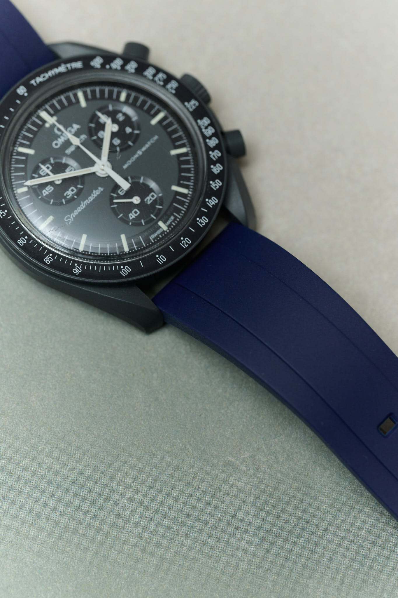 FKM Rubber Strap - Navy Blue - The Strap Tailor