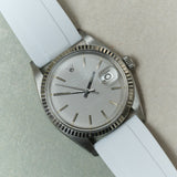 FKM Rubber Strap - White - The Strap Tailor