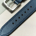 Saffiano Chevre Strap - Navy Blue - RTW - The Strap Tailor