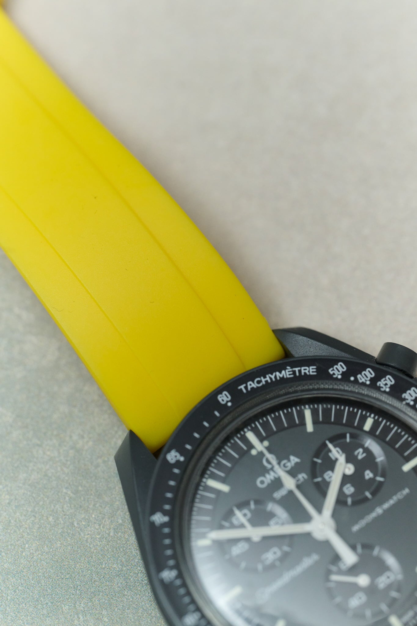 FKM Rubber Strap - Yellow - The Strap Tailor