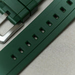 FKM Rubber Strap - Dark Green - The Strap Tailor
