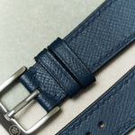 Saffiano Chevre Strap - Navy Blue - RTW - The Strap Tailor