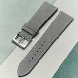 Alcantara Watch Strap - Grey - RTW - The Strap Tailor