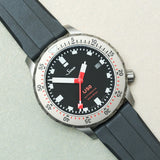 Soft Touch Chamfered Rubber Strap - Black