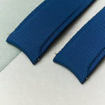 Curved Lug Rubber Strap - Navy Blue - The Strap Tailor