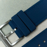 AquaFlex Rubber Classic Strap - Navy Blue - The Strap Tailor