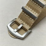Premium Fabric Watch Strap - Khaki - The Strap Tailor