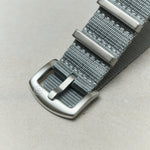 Premium Fabric Watch Strap - Grey - The Strap Tailor