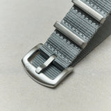Premium Fabric Watch Strap - Grey - The Strap Tailor