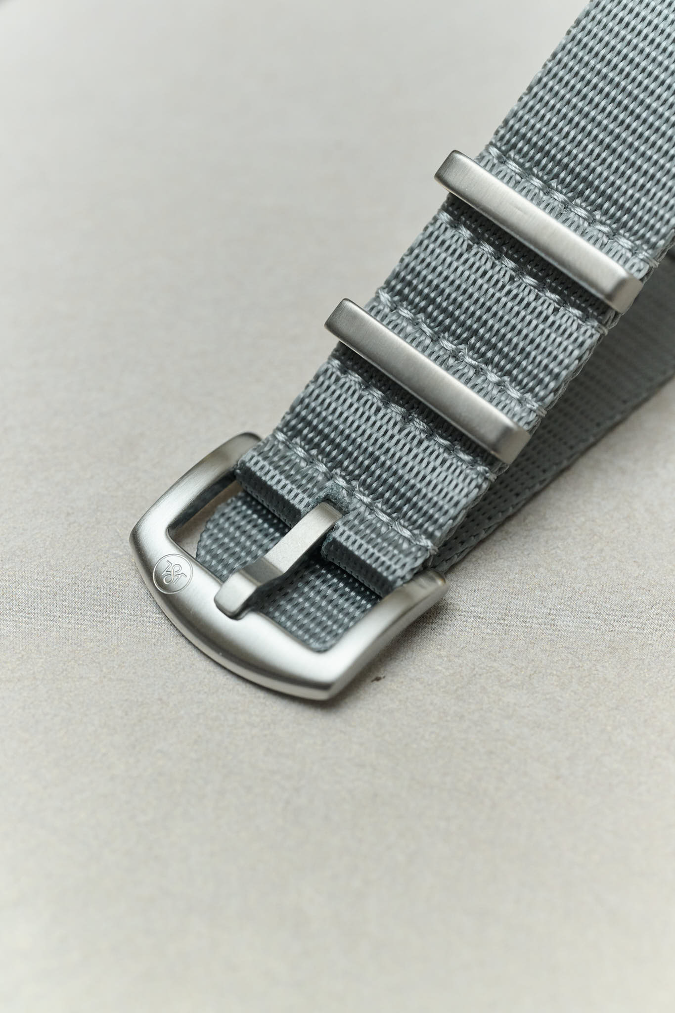 Premium Fabric Watch Strap - Grey - The Strap Tailor